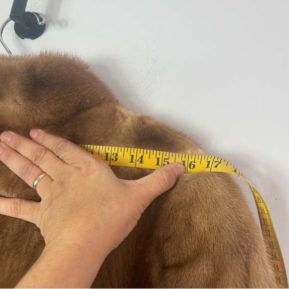 Vintage Beautiful Mid Length Golden Mink Size 42 - Picture 12 of 15